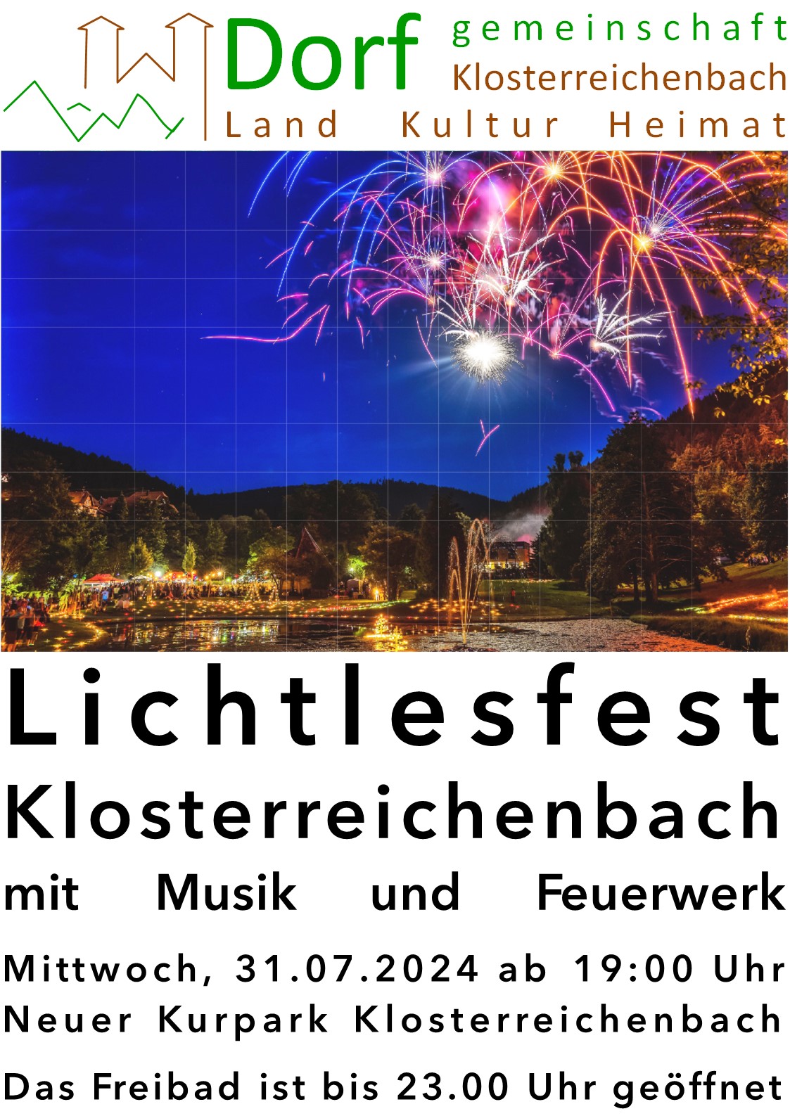 Plakat Lichtlesfest 2024